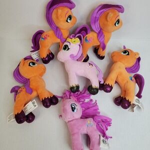 My Little Pony Small Plush Lot (6) MLP Soft Toys, 5-6 Inches